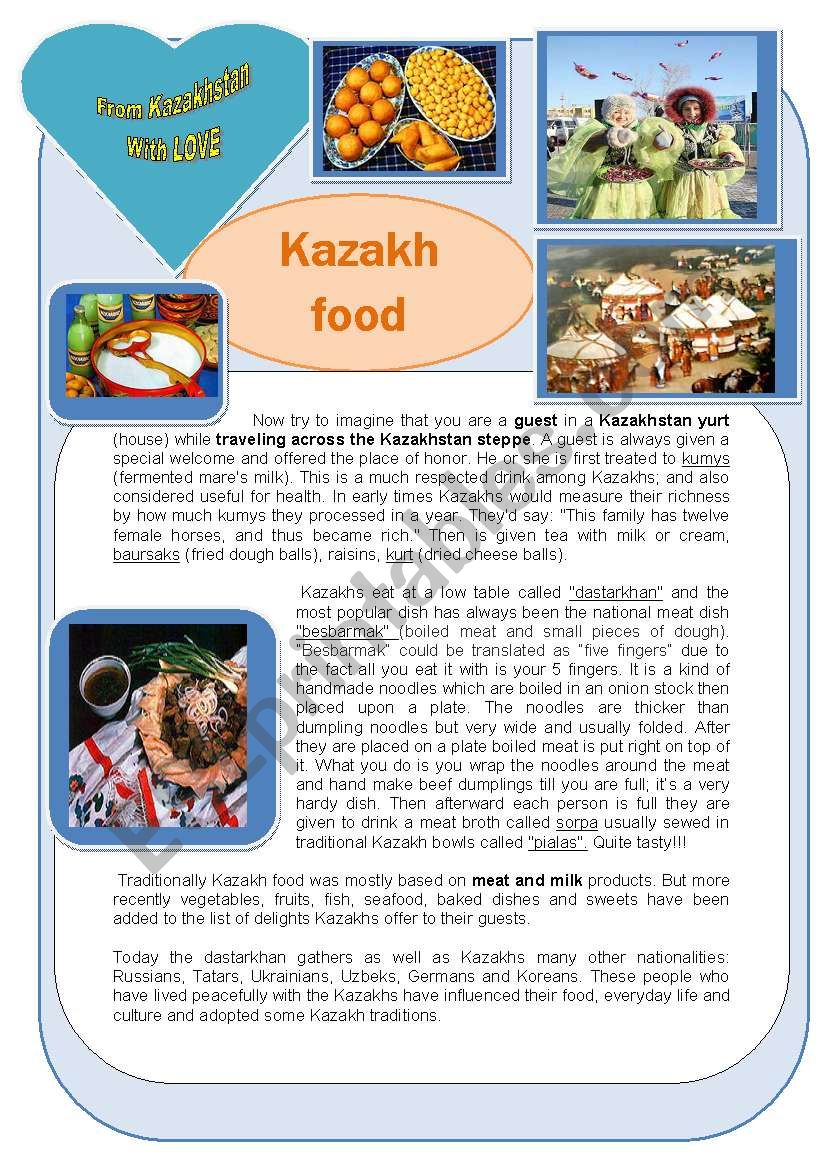 fast food in kazakhstan essay