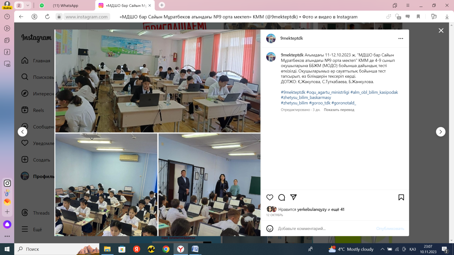 ББЖМ (МОДО) бойынша сараптама