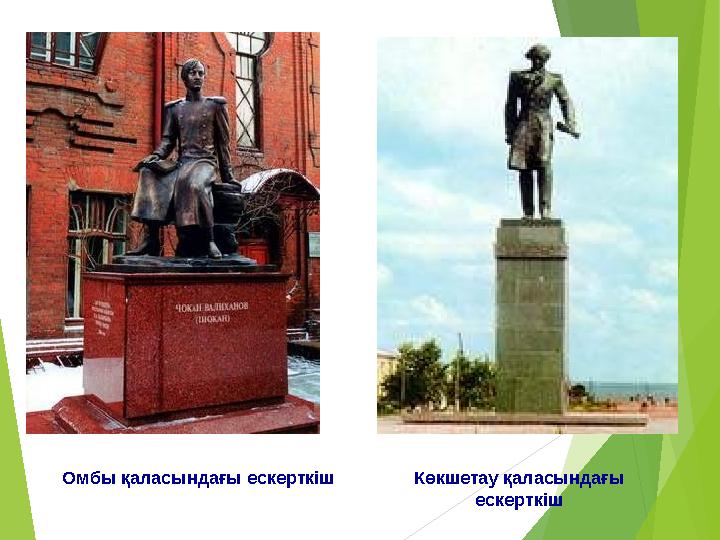 Омбы қаласындағы ескерткіш Көкшетау қаласындағы ескерткіш