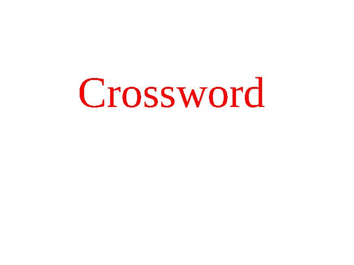Crossword