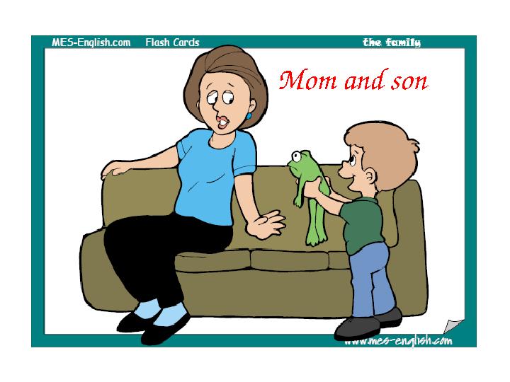 Mom and son