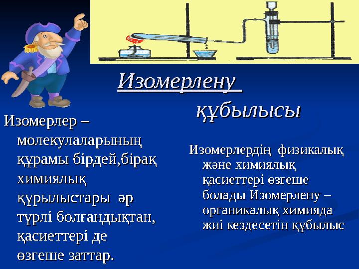 Изомерлену Изомерлену құбылысы құбылысы Изомерлер – И