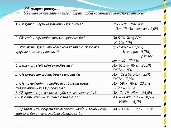 Қабат Шу деңгейі , дБ Мектепте санитарлық нормаға сәйкес рұқсат етілген деңгей – 55дБА 1 қабат 78 Рұқсат етілмеген деңге