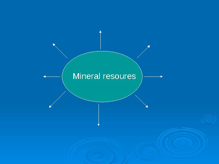 Mineral resoures