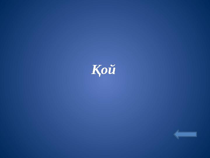 Қой