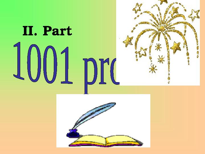 II. Part