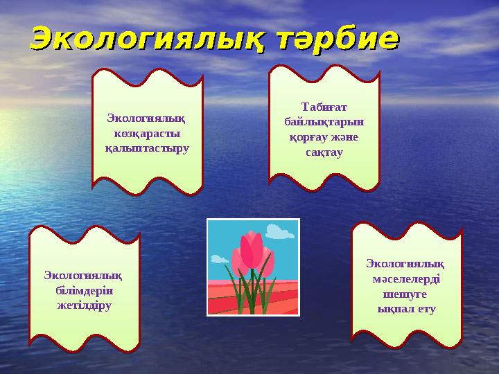 Міндеттері: • 1)Ана тілі болып қалатынын негіздеу, қазақ тілі мен тарихын, мәдениеті мен тілін, салт-дәстүрі мен дінін құрм