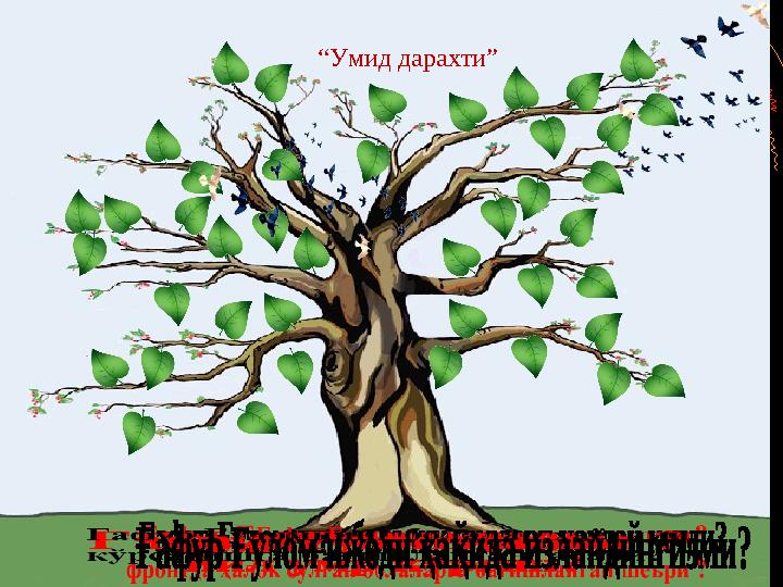 “Умид дарахти”