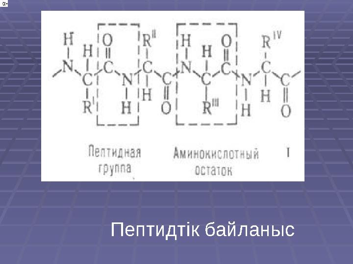 Пептидтік байланыс