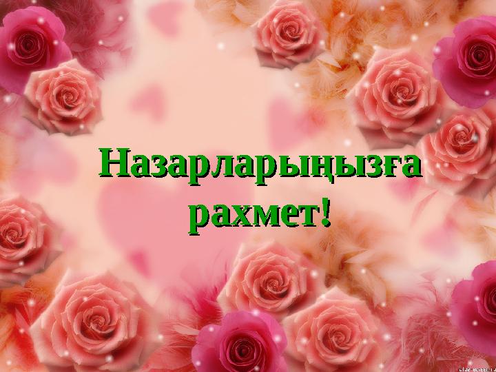 Назарларыңызға Назарларыңызға рахмет!рахмет!