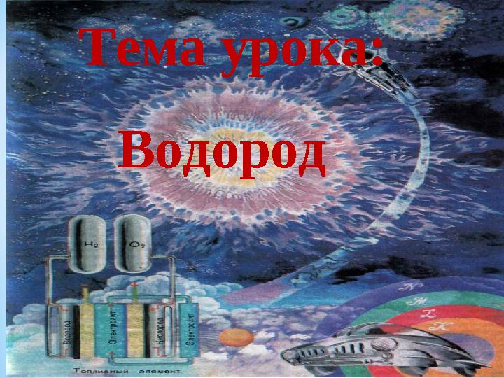 Тема урока: Водород