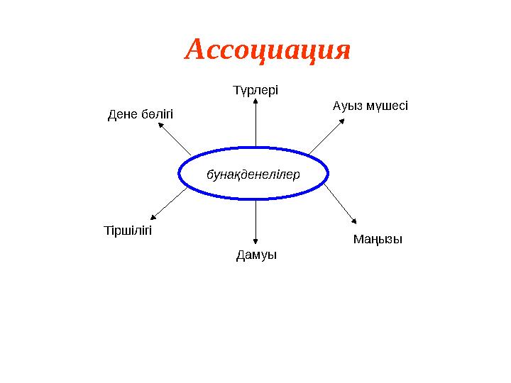 Ассоциация бунақденелілер Түрлері Дене бөлігі Ауыз мүшесі Тіршілігі Дамуы Маңызы