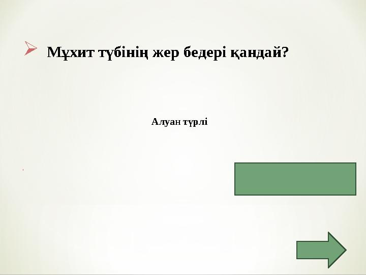  Мұхит түбінің жер бедері қандай?
