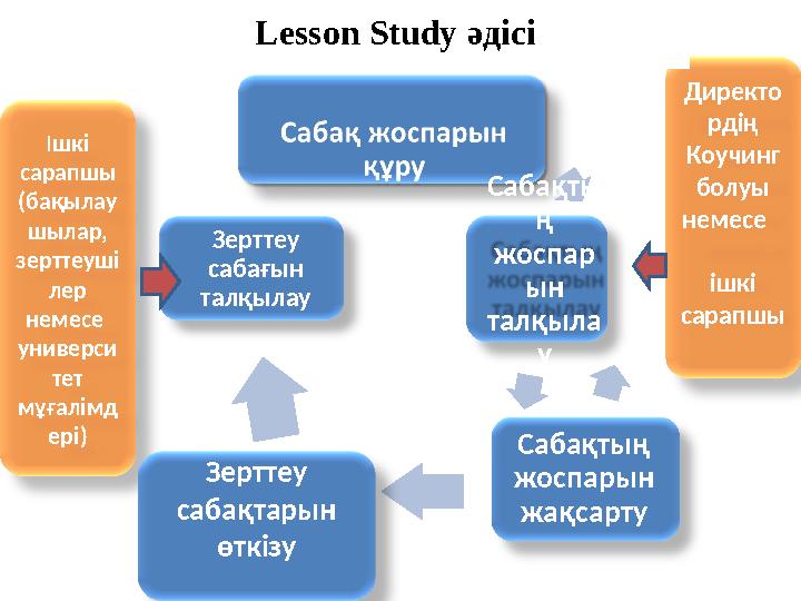 План проведения лессон стади в школе