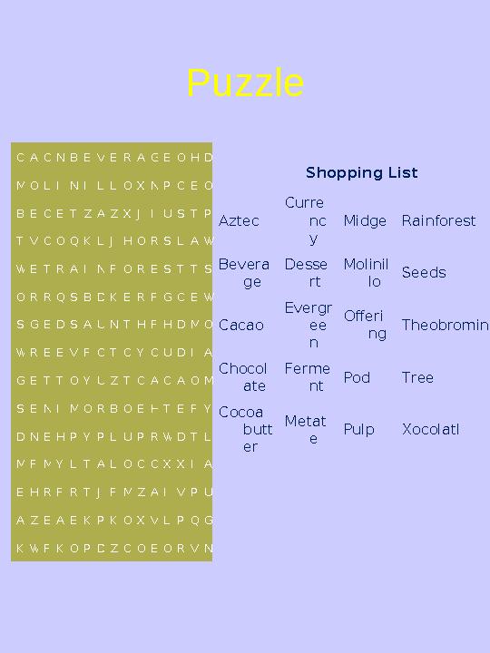 Puzzle C A O N B E V E R A G E O H D M O L I N I L L O X N P C E O B E C E T Z A Z X J I U S T P T V C O Q K L J H O R S L A W W