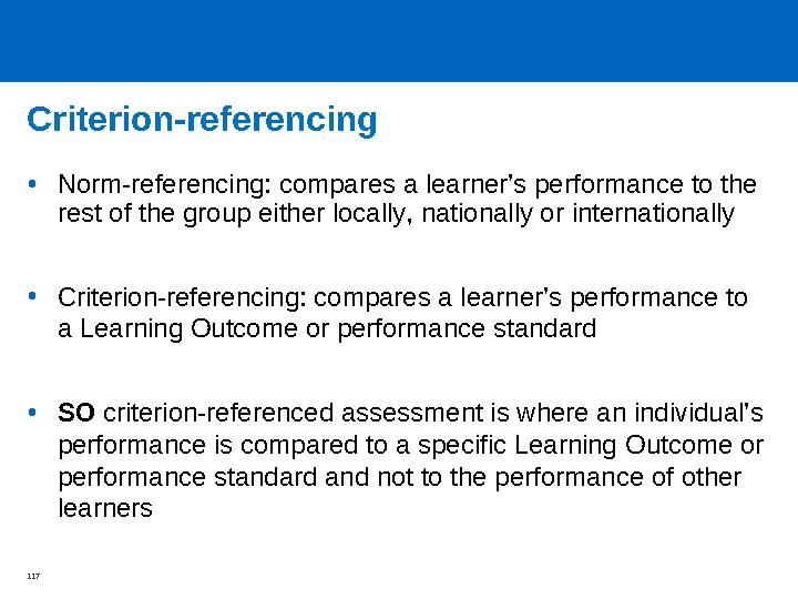 Making connections between key documents: subject programmes, course plans and assessment guidance Learning objectives Suggest