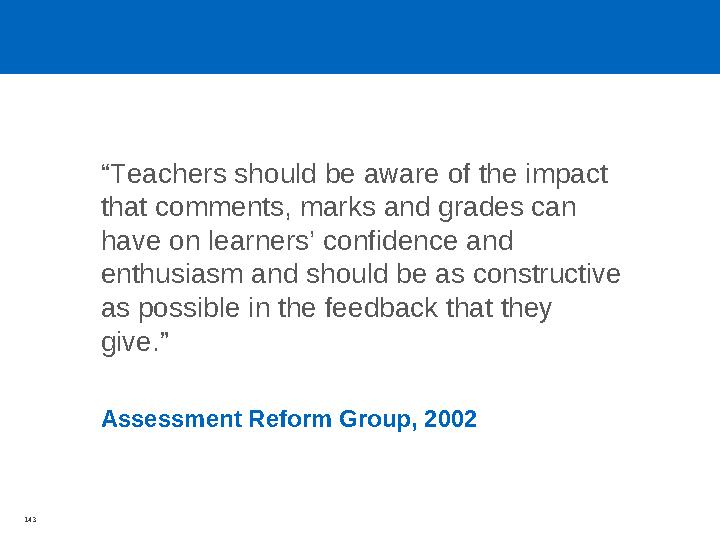 Learners talking about a task: • Gives learners more ownership • Encourages transfer of knowledge and skills between learners