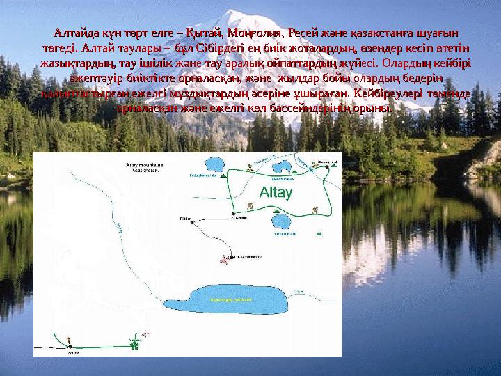 Алтайда күн төрт елге – Қытай, Моңғолия, Ресей және қазақстанға шуағын Алтайда күн төрт елге – Қытай, Моңғолия, Ресей және қазақ
