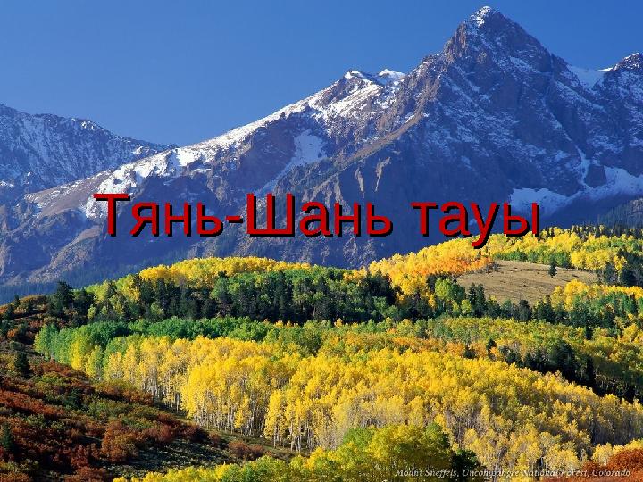 Тянь-Шань тауыТянь-Шань тауы