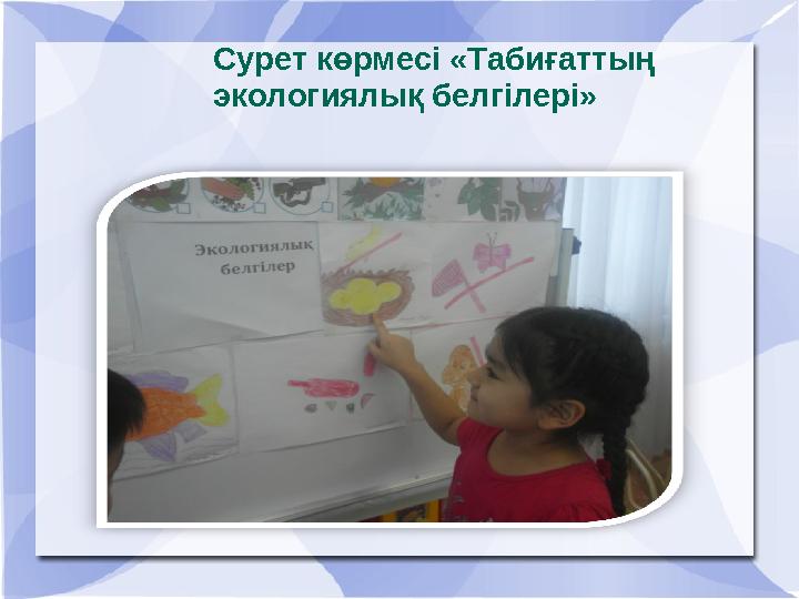 Сурет көрмесі «Табиғаттың экологиялық белгілері»