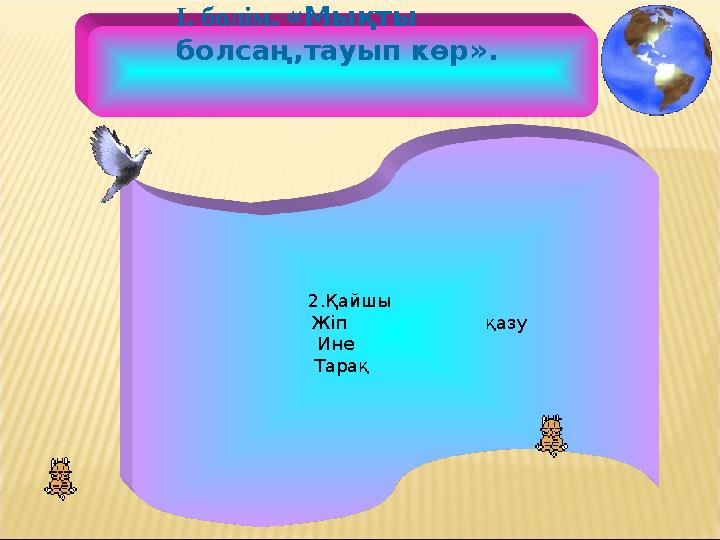 2.Қайшы Жіп қазу Ине