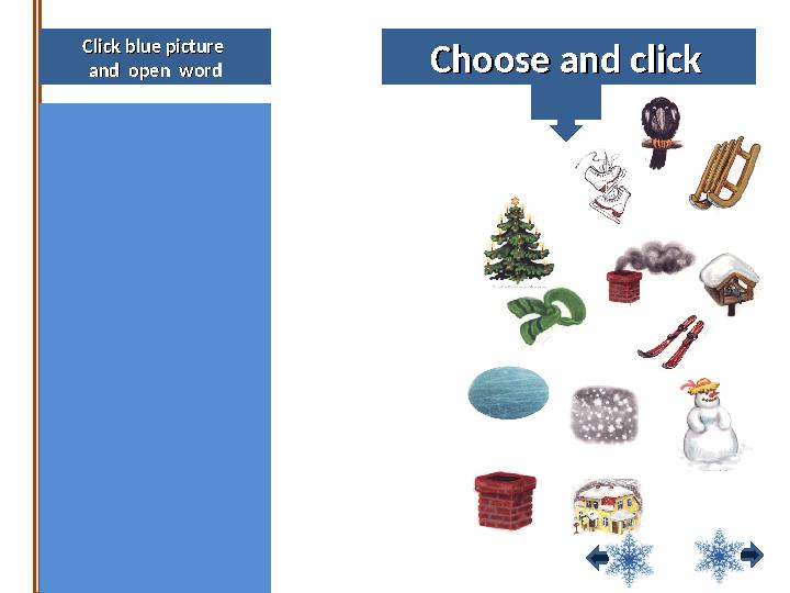 Click blue picture Click blue picture and open wordand open word oose and clickoose and click house snow smoke raven scarf sl