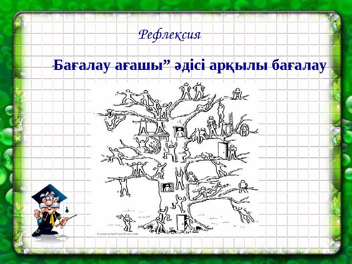 Рефлексия “Бағалау ағашы” әдісі арқылы бағалау