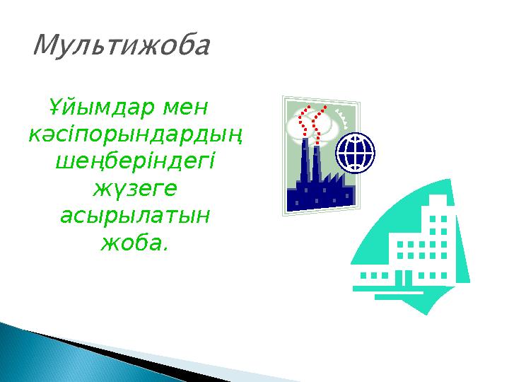 Ұйымдар мен кәсіпорындардың шеңберіндегі жүзеге асырылатын жоба.