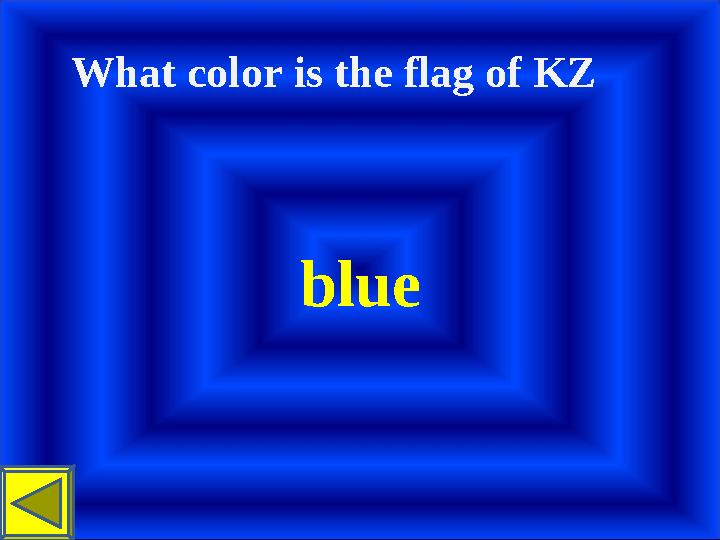 What color і s the flag of KZ blue