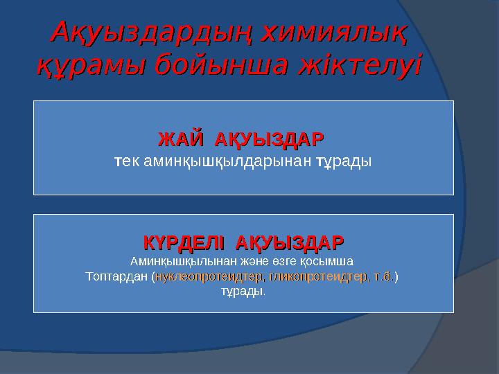 Нәруыздың екінші Нәруыздың екінші ретті ретті құрылымықұрылымы  Нәруыз молекулала