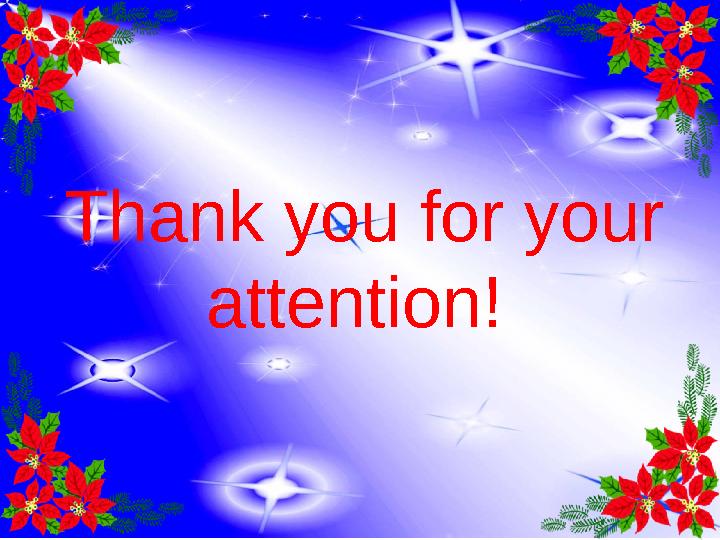 Thank you for your attention!