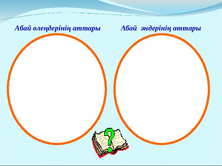Абай өлеңдерінің аттары Абай әндерінің аттары