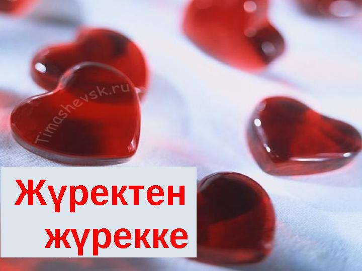 Жүректен жүрекке