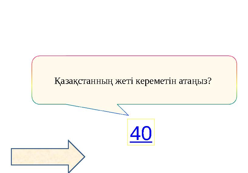 Қазақстанның жеті кереметін атаңыз? 40