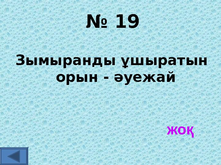 № 19 Зымыранды ұшыратын орын - әуежай жоқ