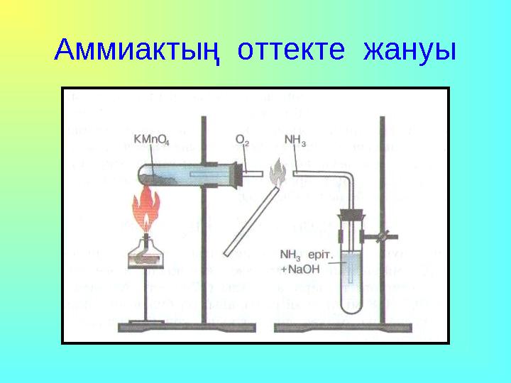 Аммиактың оттекте жануы