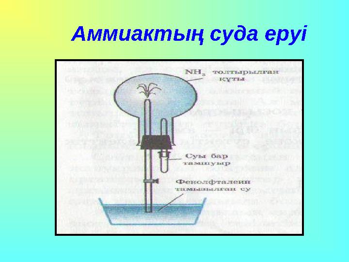 Аммиактың суда еруі