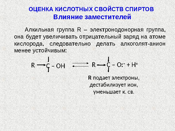 Н 2 О R′′R R′–C–OMgXδ - δ + δ + R′′ О δ - R′– C + R: MgX2) третичный спирт + Mg(OH)X R′–C–OH R′′СИНТЕЗ СПИР