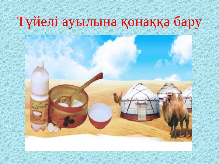 Түйелі ауылына қонаққа бару