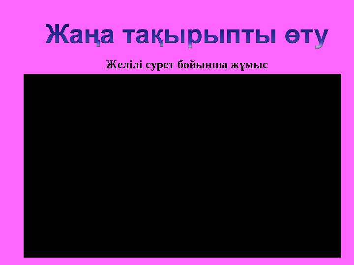 Желілі сурет бойынша жұмыс