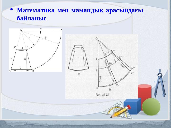  Математика мен мамандық арасындағы байланыс