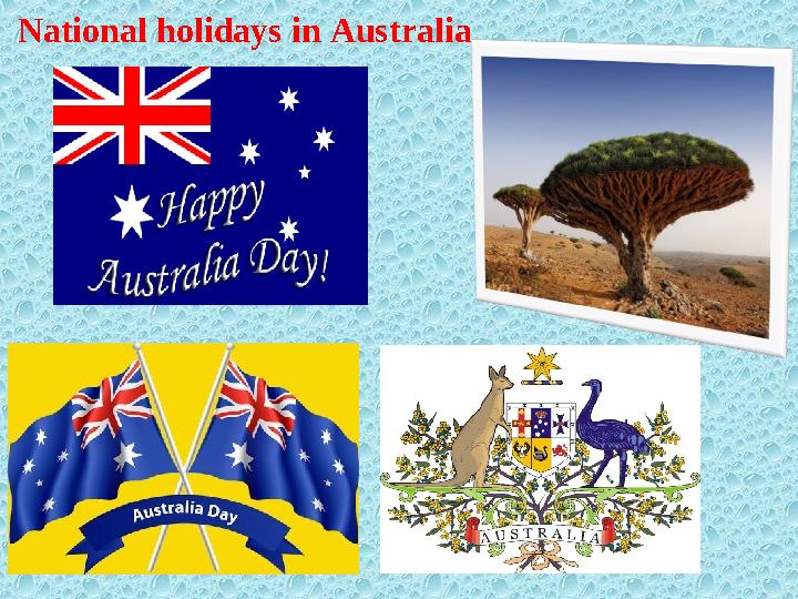 National holidays in Australia