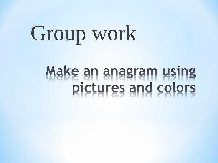 Group work