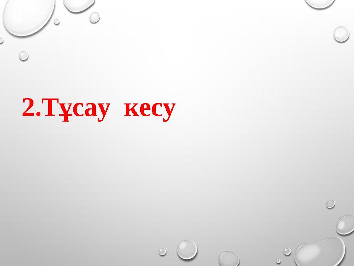 2.Тұсау кесу