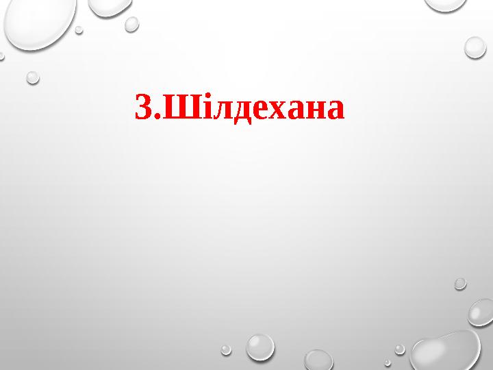 3.Шілдехана