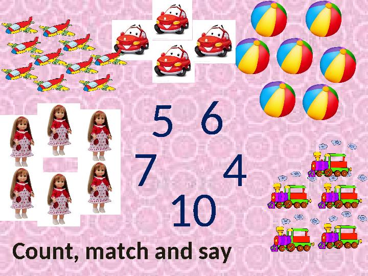 5 6 107 4 Count, match and say