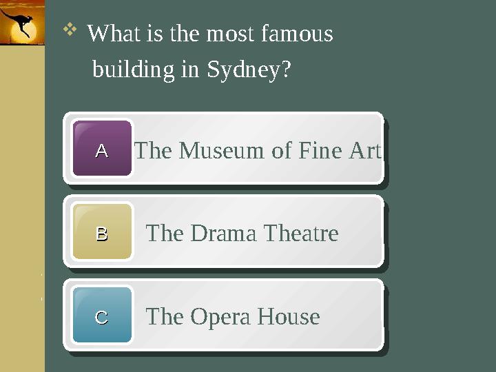 w w w .them egallery.comCompany LogoCompany Logo The Museum of Fine ArtAA The Drama TheatreBB The Opera Ho