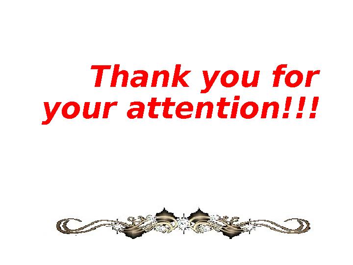 Thank you for your attention!!!