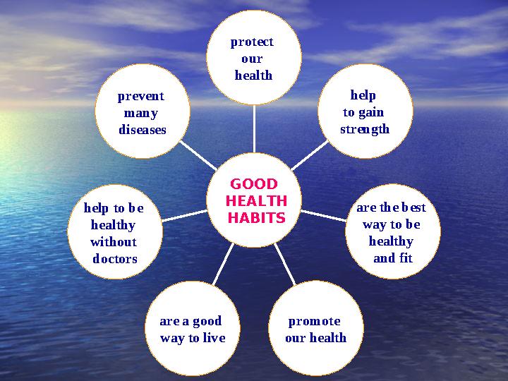 prevent many diseases help to be healthy without doctors are a good way to live promote our health are the best way to b