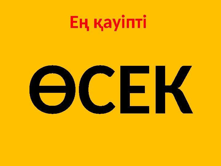 Ең қауіпті ӨСЕК